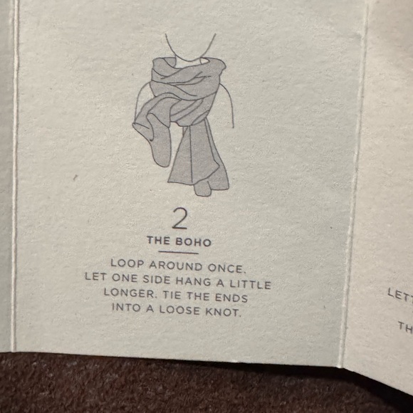 Ann Taylor loft, Navy and Pink Elephant Print Scarf with pom-pom fringe - Picture 7 of 12